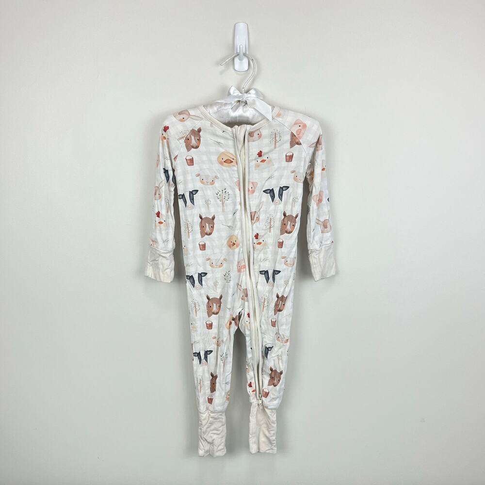 Little One Shop Farm Friends Bamboo Sleeper 6-12 Months